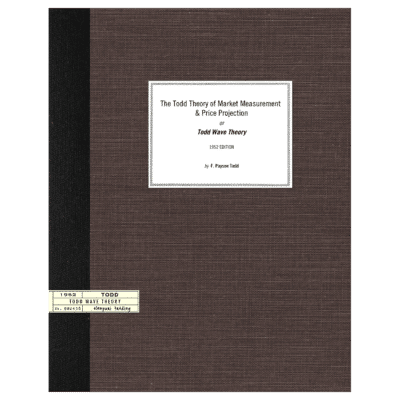 The Todd Theory of Market Measurement and Price Projection (1952) by F. Payson Todd