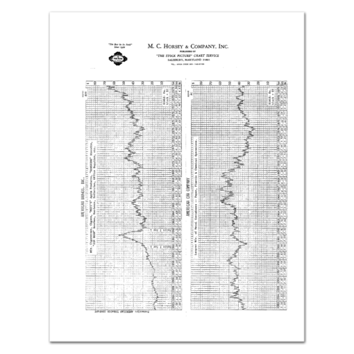 The 27 Year Picture: Stock Charts, 116 Companies 1953 - 1979 M.C. Horsey & Company - Image 2