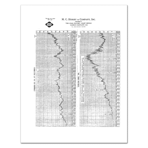 The 27 Year Picture: Stock Charts, 116 Companies 1953 - 1979 M.C. Horsey & Company - Image 6