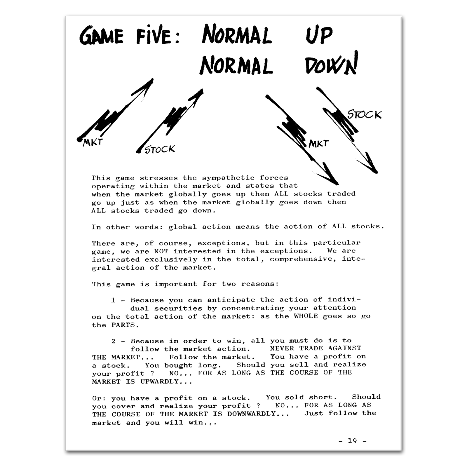 Stock Market Games People Play to Win: For Those Who Aspire at Great Wealth Through the Enjoyment of Great Mental Pleasure (1967) by C.M. Flumiani - Image 4