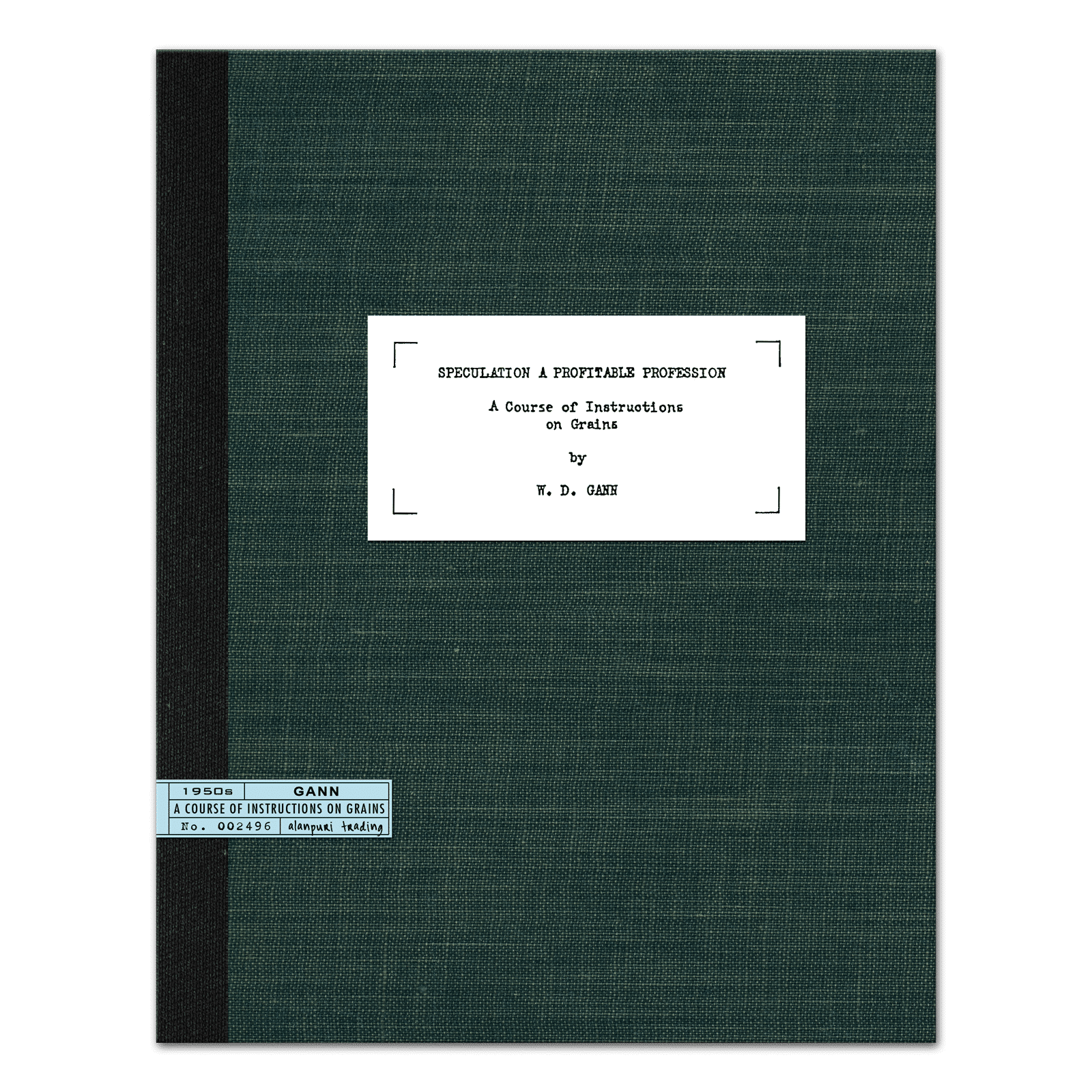 The W.D. Gann Master Commodity Course