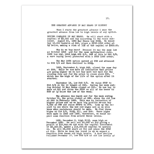 SPECULATION A PROFITABLE PROFESSION, A Course of Instruction on Grains (1931 to 1956) by W.D. Gann - Image 6