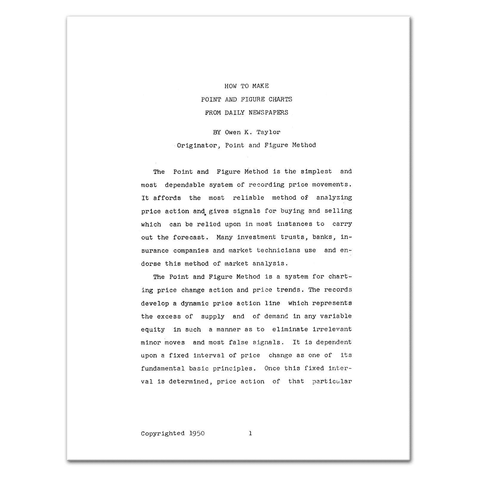 Taylor_How_To_Make_PF_Charts_From_Daily_Newspapers