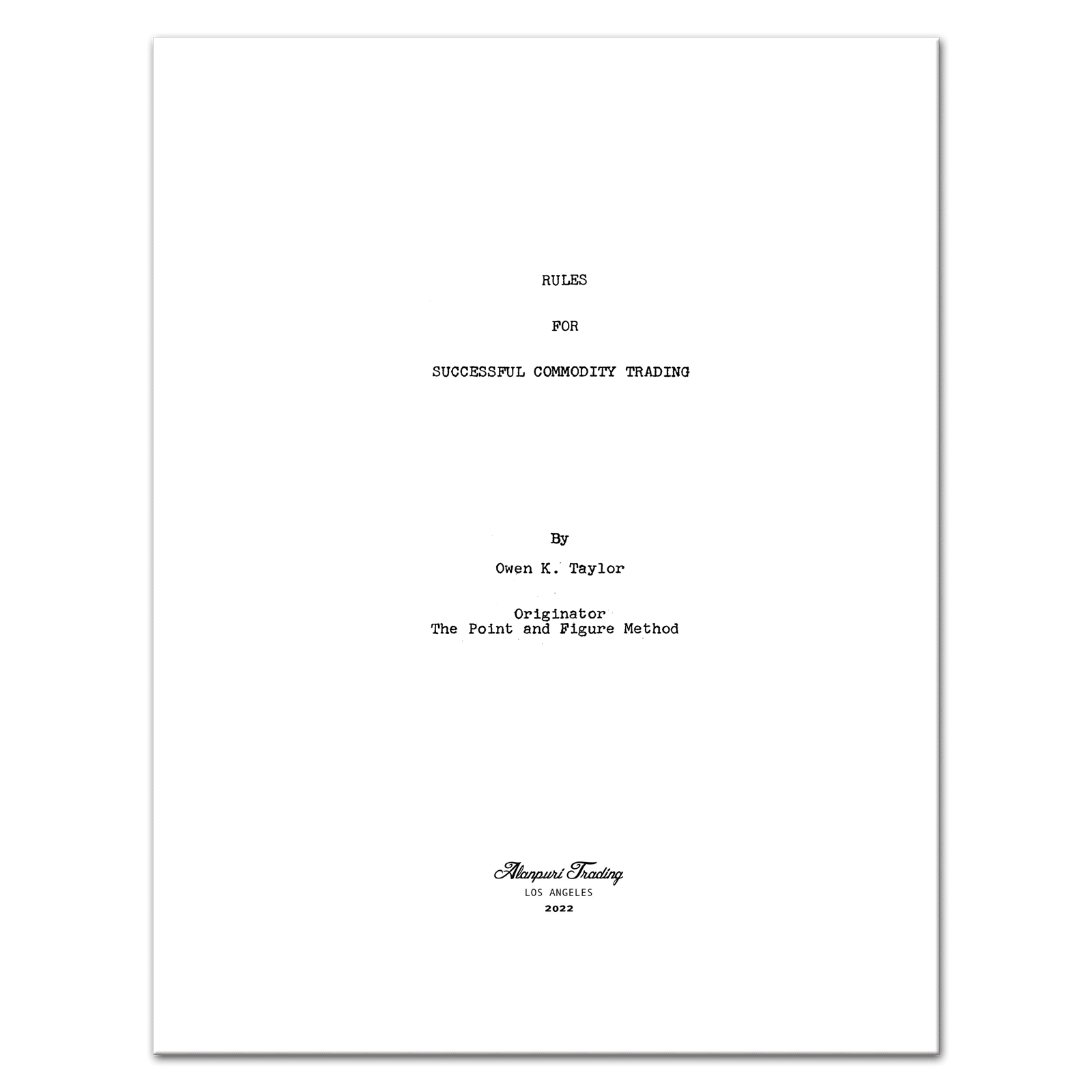 Taylor_Rules_for_Successful_Comodity_Trading