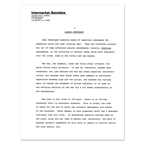 W.D. Gann Alanpuri Trading GANN 12