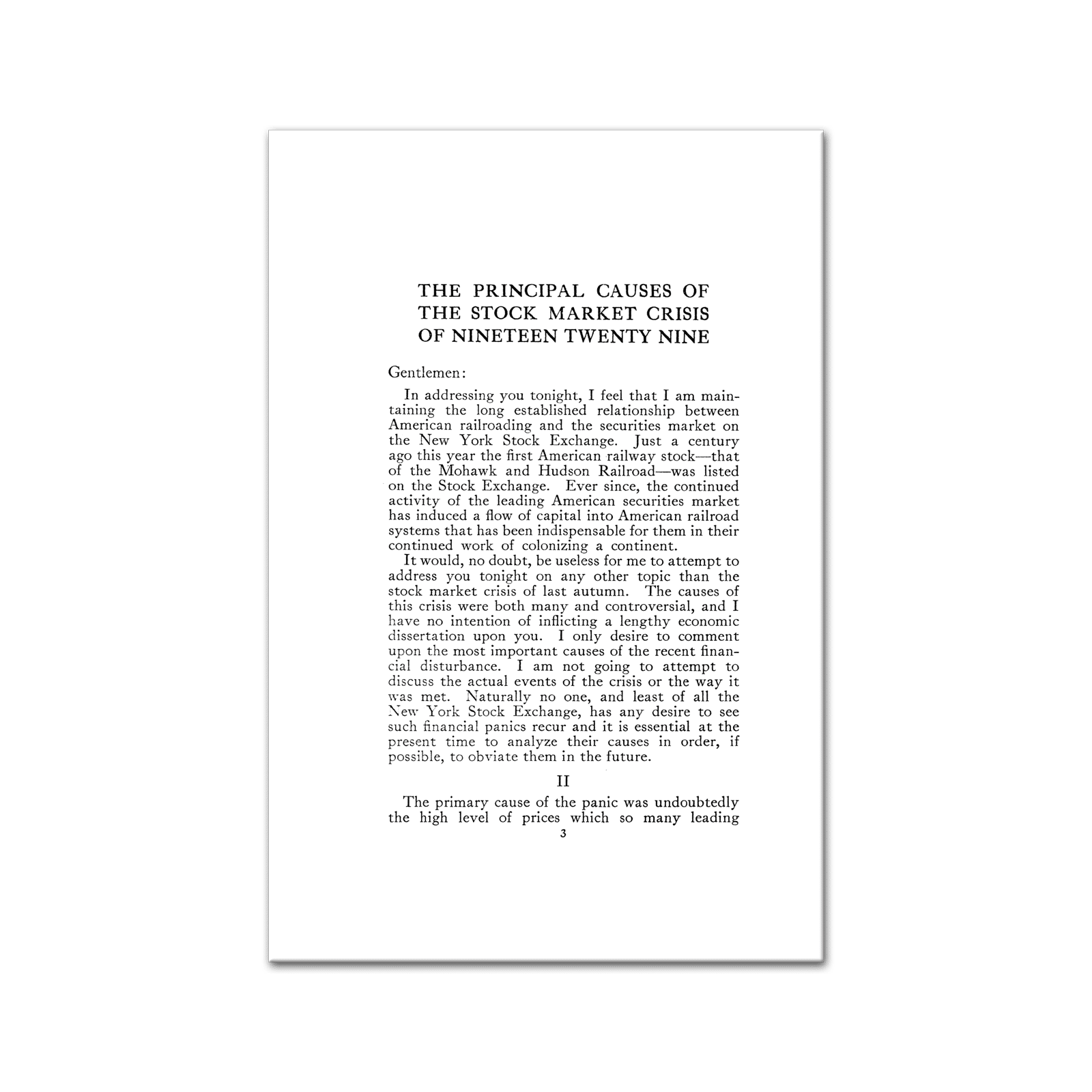 The Principal Causes of the Stock Market Crisis of Nineteen Twenty Nine (1930) by E.H.H. Simmons - Image 3