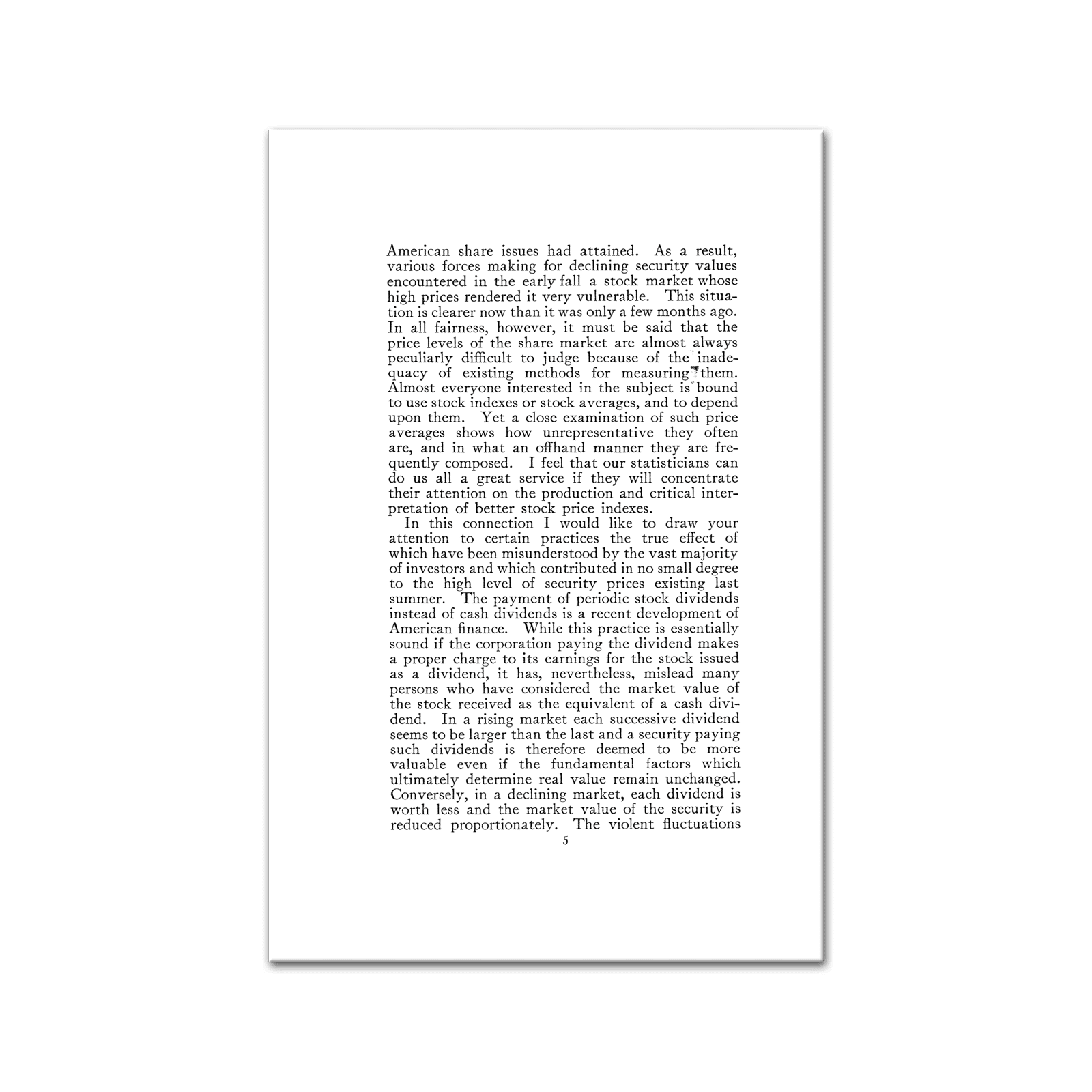 The Principal Causes of the Stock Market Crisis of Nineteen Twenty Nine (1930) by E.H.H. Simmons - Image 5